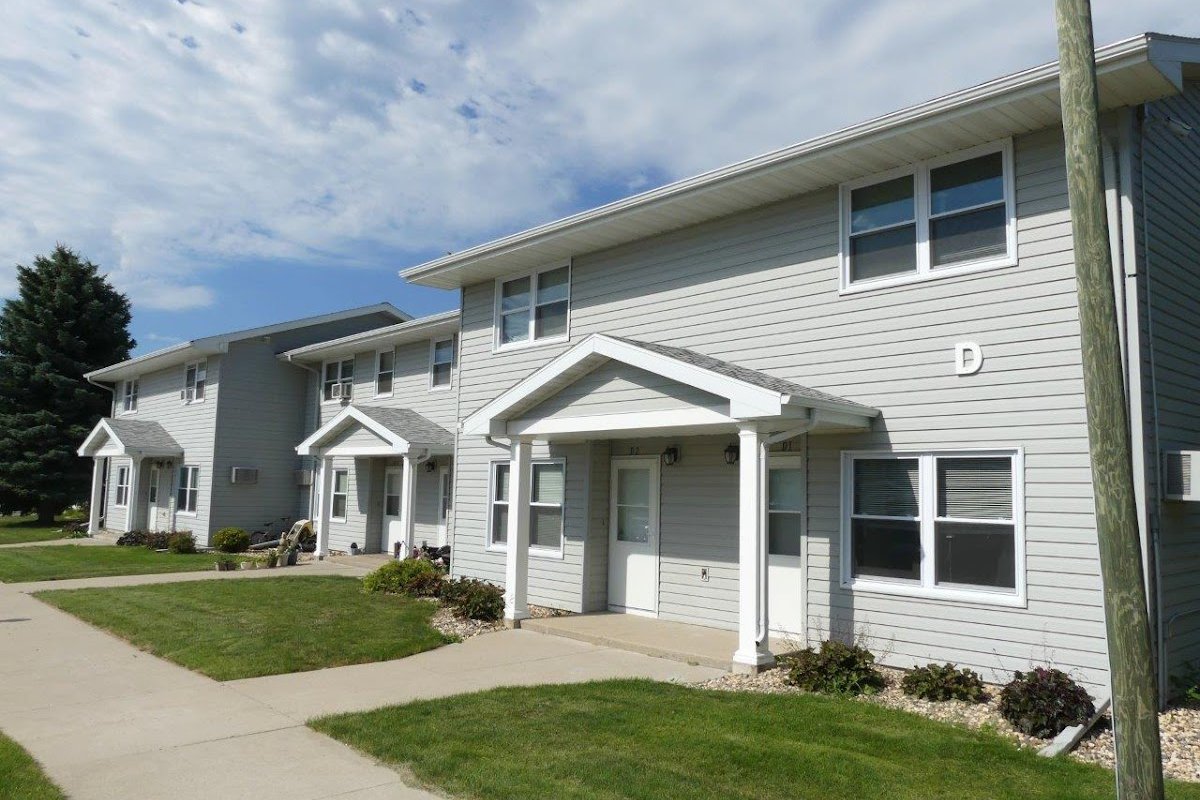 Tree-lined residential street in Milbank, South Dakota